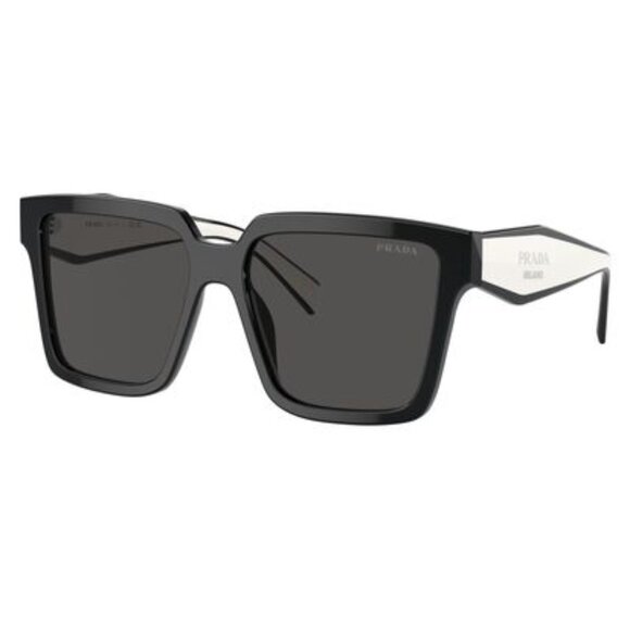 Prada Dark Grey Square Ladies Sunglasses - Picture 1 of 2